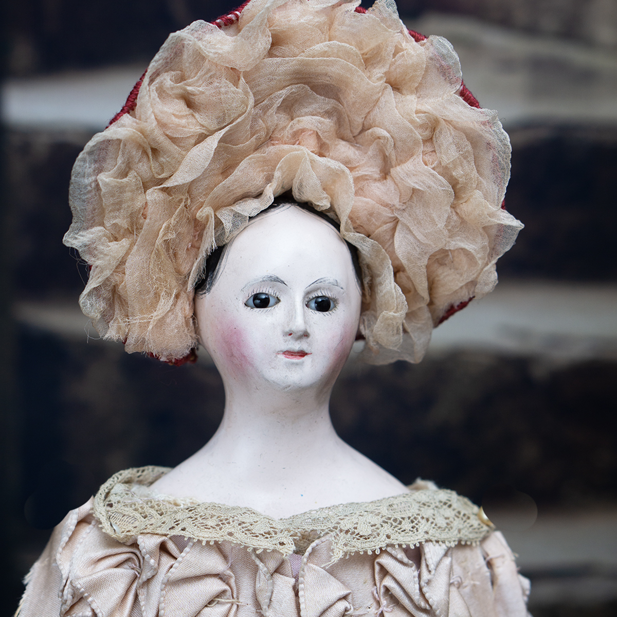 Papier mache Voit doll