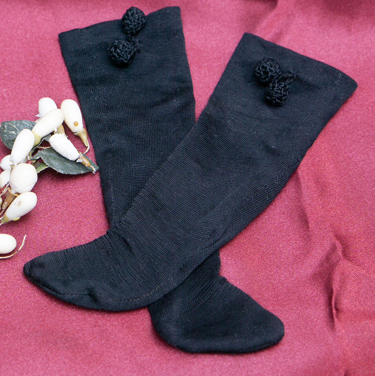 Antique fashion doll socks