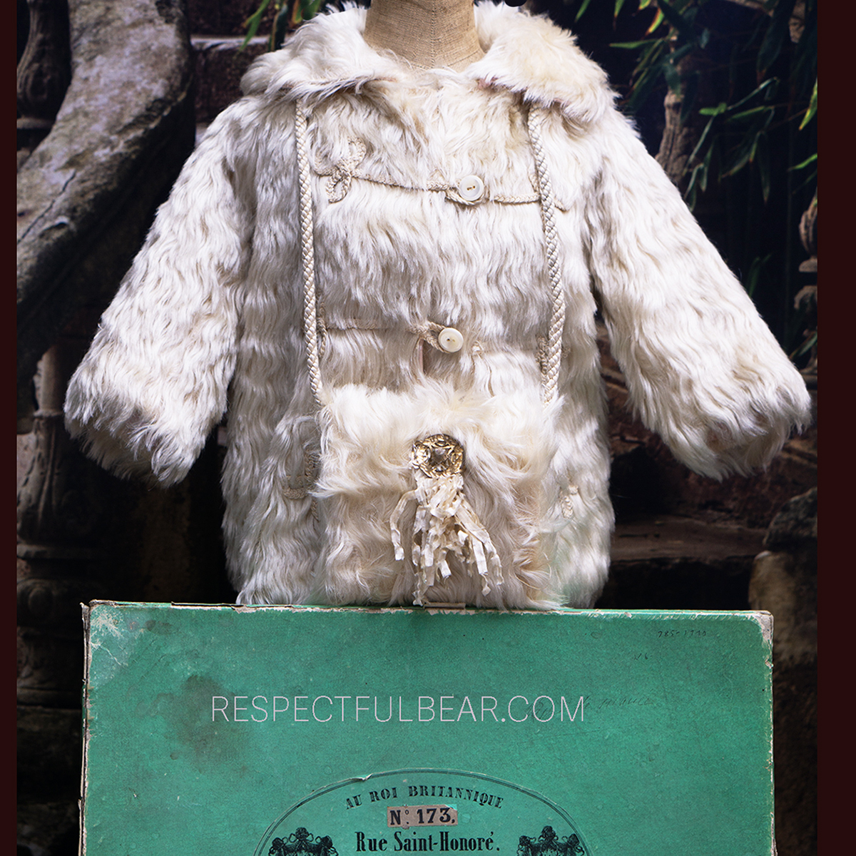 Antique Coat and Muff in store box