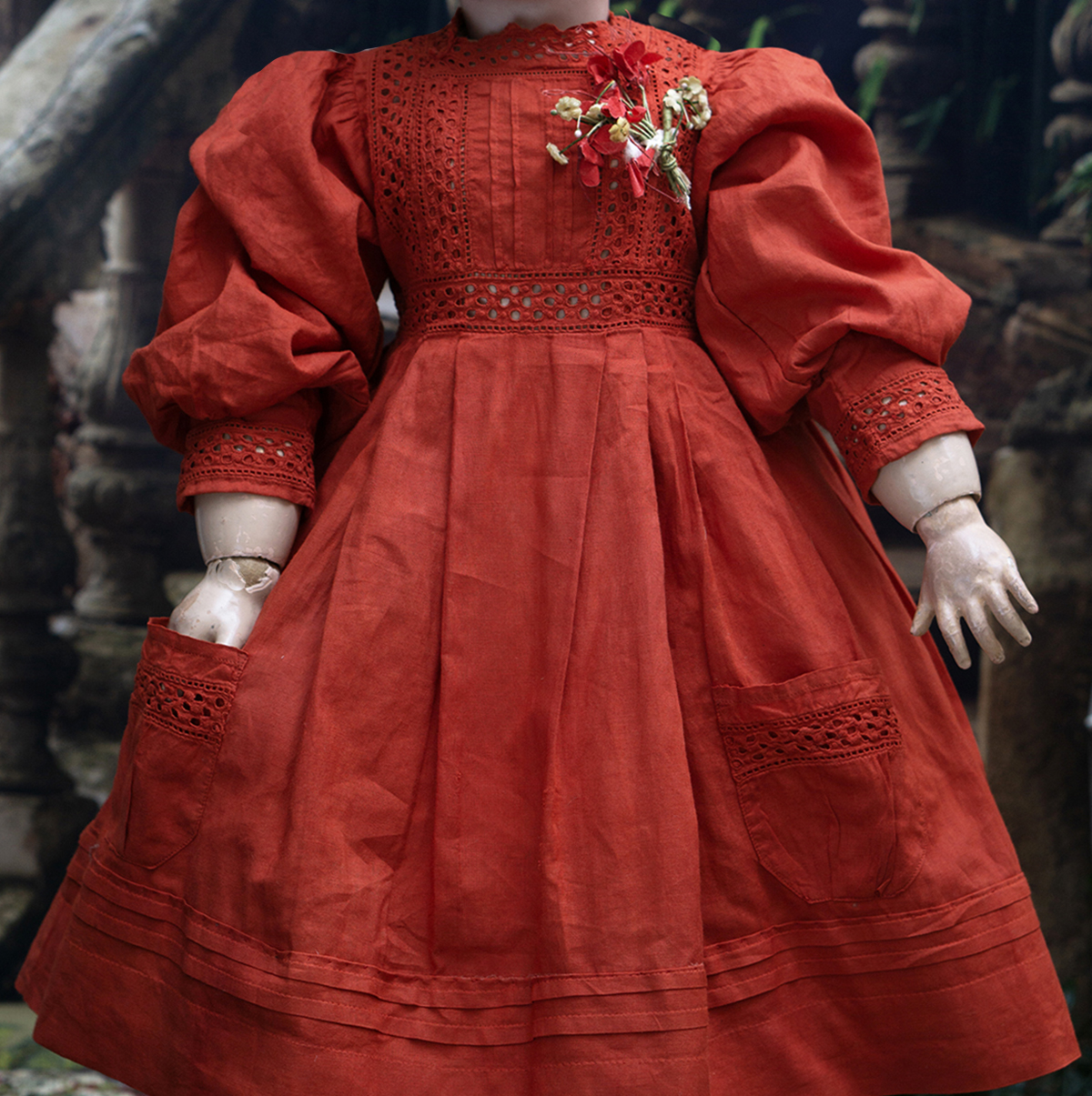 Antique doll dress