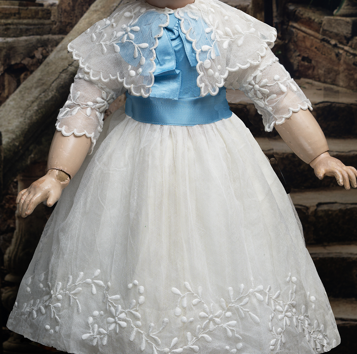 Bebe doll Clothes. Antique dolls at Respectfulbear