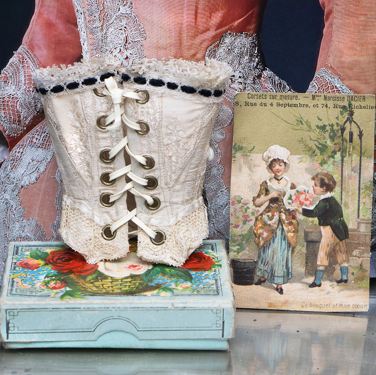 Antique Corset for French Fashion 